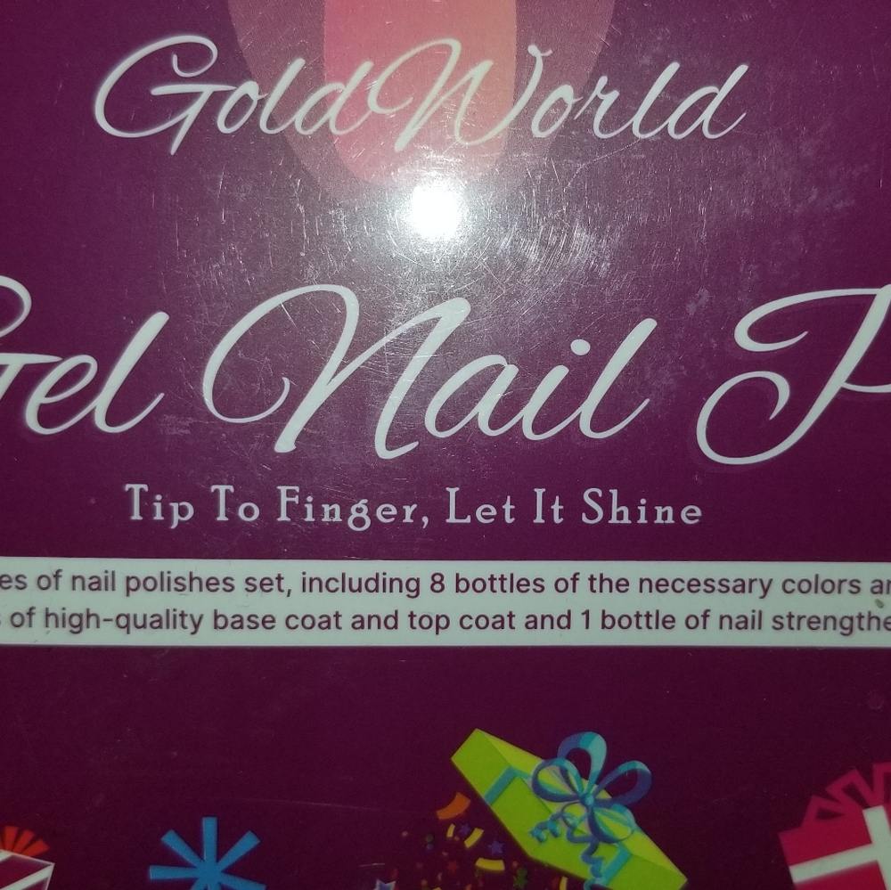 New wrapped boxes of uv nail gel polish